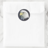 Sticker Rond grand oiseau (Sac)