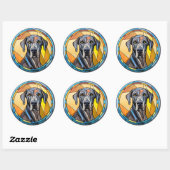 Sticker Rond Grand pack d'autocollants Dane (Feuille)