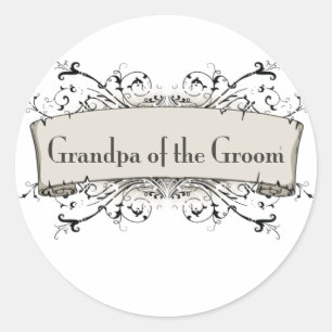 Sticker Rond *Grand-père de la chambre