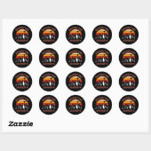 Sticker Rond Grand-père de l'aventure (Feuille)