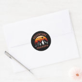 Sticker Rond Grand-père de l'aventure (Enveloppe)