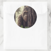 Sticker Rond Grand Pied/Sasquatch (Sac)
