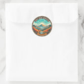 Sticker Rond Grand souvenir Smoky Mountains (Sac)