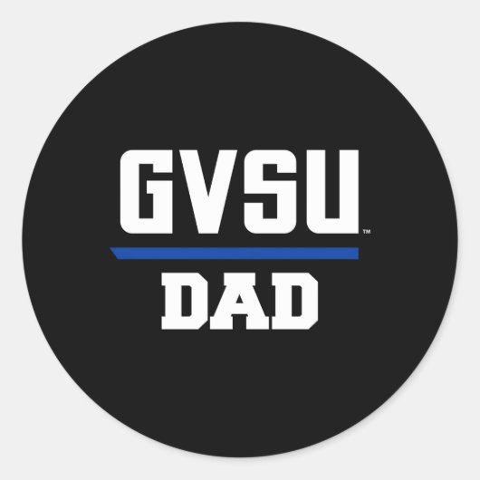 Sticker Rond Grand Valley Gvsu Lakers Papa (Devant)