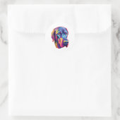 Sticker Rond Grande conception Dane Neon (Sac)