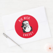 STICKER ROND GRANDE ÉNERGIE NICK (Enveloppe)