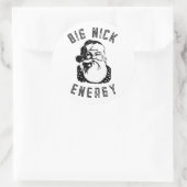 STICKER ROND GRANDE ÉNERGIE NICK (Sac)