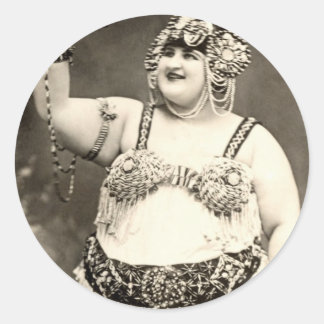 Sticker Rond Grande et belle