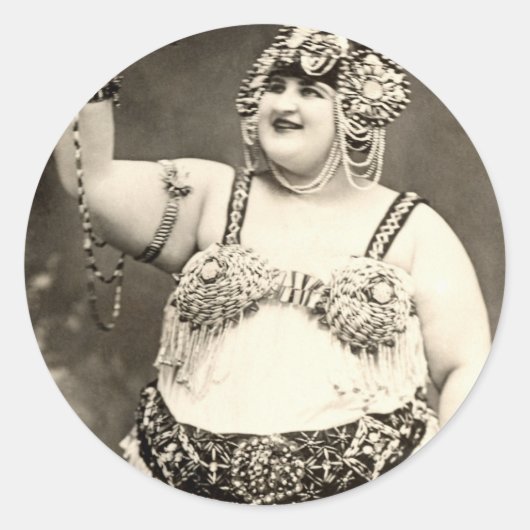 Sticker Rond Grande et belle (Devant)