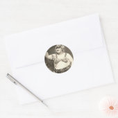 Sticker Rond Grande et belle (Enveloppe)