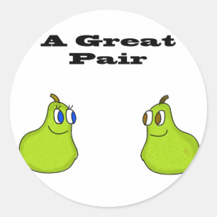 Sticker Rond Grande paire