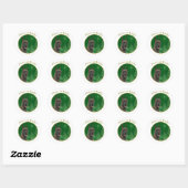 Sticker Rond Grande Paix Dane (Feuille)