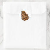 Sticker Rond Grande Pinecone (Sac)