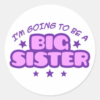 Sticker Rond Grande soeur