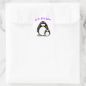 Sticker Rond Grande soeur Penguin (Sac)