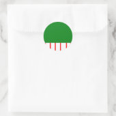 Sticker Rond Grandes Vacances (Sac)