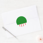 Sticker Rond Grandes Vacances (Enveloppe)