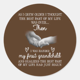 Sticker Rond Grandma 2022 Pour La Première Fois À Être Mère