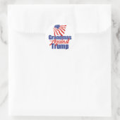 Sticker Rond Grandmas contre Trump (Sac)
