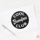 Sticker Rond Grandpas Club cool I (Enveloppe)