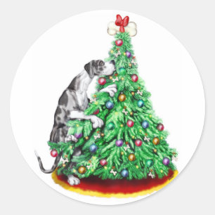 Sticker Rond Grands objectifs de Noël Dane Merle UC