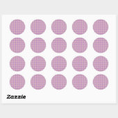 Sticker Rond Grands points - Lilac (Feuille)