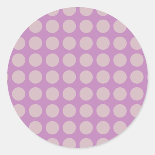 Sticker Rond Grands points - Lilac (Devant)