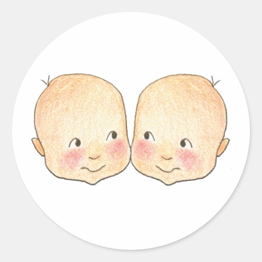 Sticker Rond Graphique Boy Boy Twins (Devant)