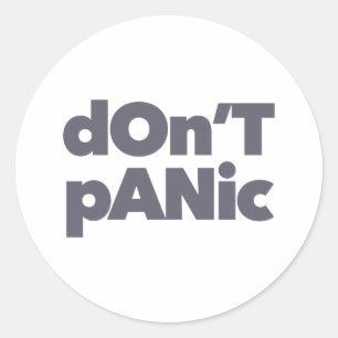 Sticker Rond Graphique cool moderne, simple et audacieux de Don