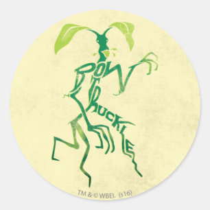 Sticker Rond Graphique de typographie BOWTRUCKLE™ PICKETT™