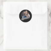 Sticker Rond Graphique du groupe Retro Riverdale (Sac)