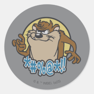 Sticker Rond Graphique en cercle extensible TAZ™