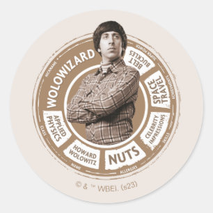 Sticker Rond Graphique Howard Info