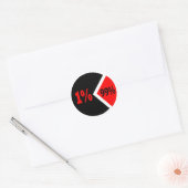 Sticker Rond Graphique Injustice (Enveloppe)