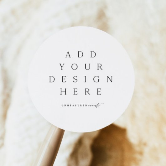 Sticker Rond Graphique personnalisé