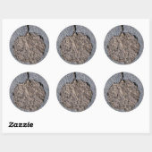 Sticker Rond Graphique/ Texturé (Feuille)