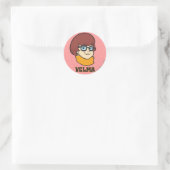 Sticker Rond Graphique Velma Name (Sac)