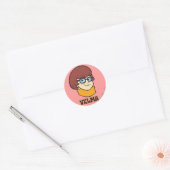 Sticker Rond Graphique Velma Name (Enveloppe)