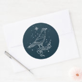 Sticker Rond Graphisme de constellation RAVENCLAW™ (Enveloppe)