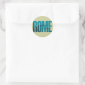 Sticker Rond Graphisme de Rome (Sac)