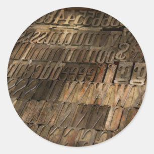 Sticker Rond Graphiste - Je voudrais acheter une voyelle