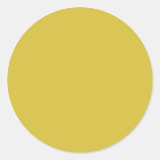 Sticker Rond Gras brillant Jaune clair Mariage moderne blanc (Devant)