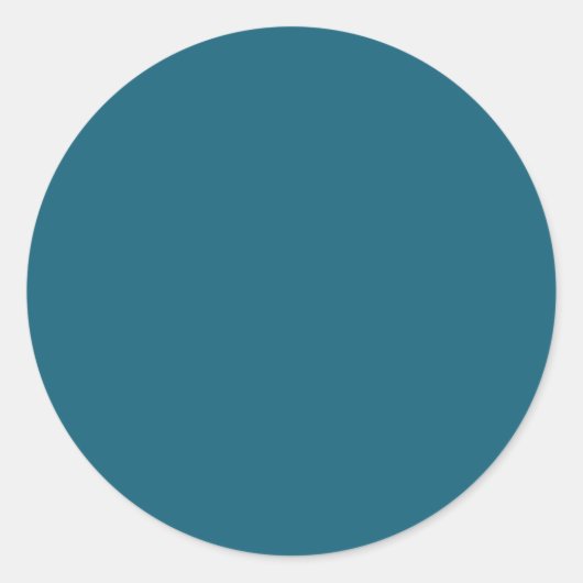 Sticker Rond Gras Turquoise bleu Arrière - plan solide mode cou (Devant)