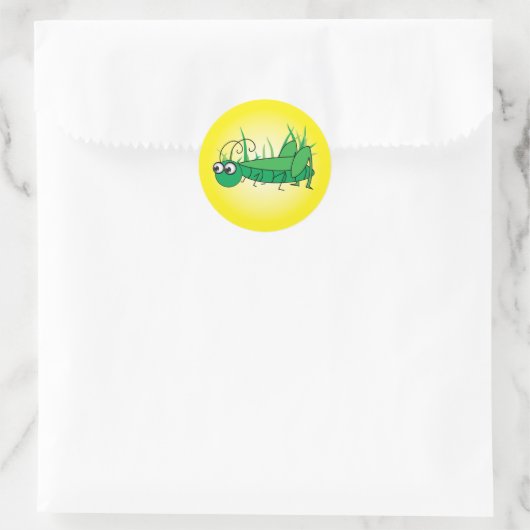 Sticker Rond Grasshopper (Sac)