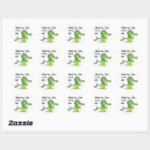 Sticker Rond Grasshopper (Feuille)