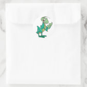 Sticker Rond Grasshopper affamé (Sac)