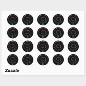 Sticker Rond Gratitude 1 (Feuille)