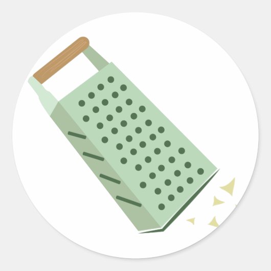 Sticker Rond Gratte de fromage (Devant)