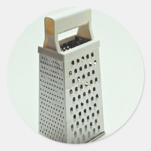 Sticker Rond Gratte de fromage pour cuisine (Devant)