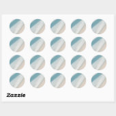 Sticker Rond Gray-blue et beige. (Feuille)